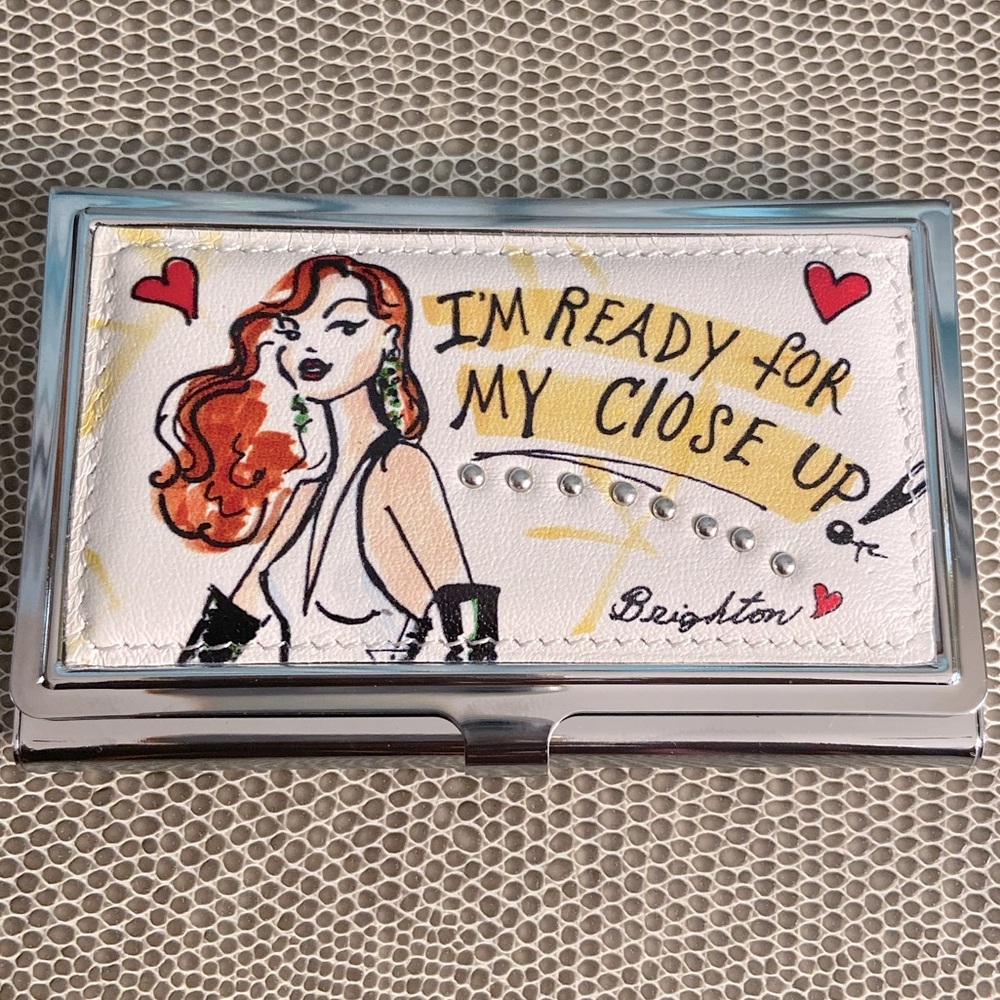 Brighton Vintage Close Up Business Card Case